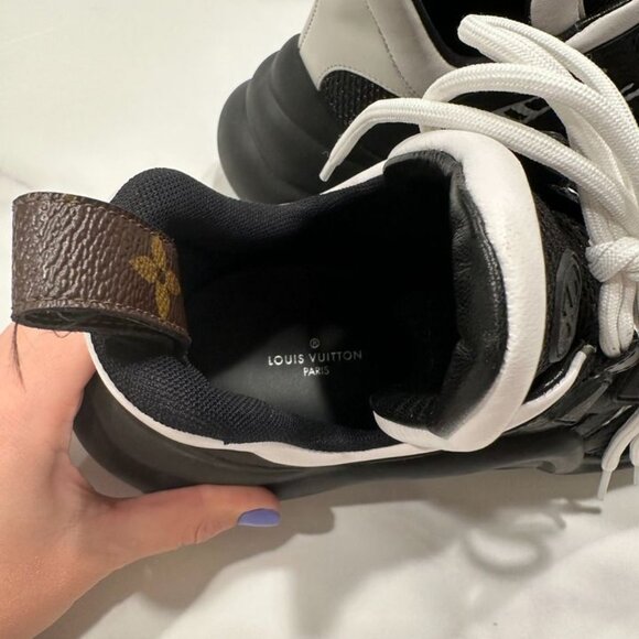 Louis Vuitton Archlight Sneakers Black/White Women’s 8.5 – Worn Once - Picture 5 of 6